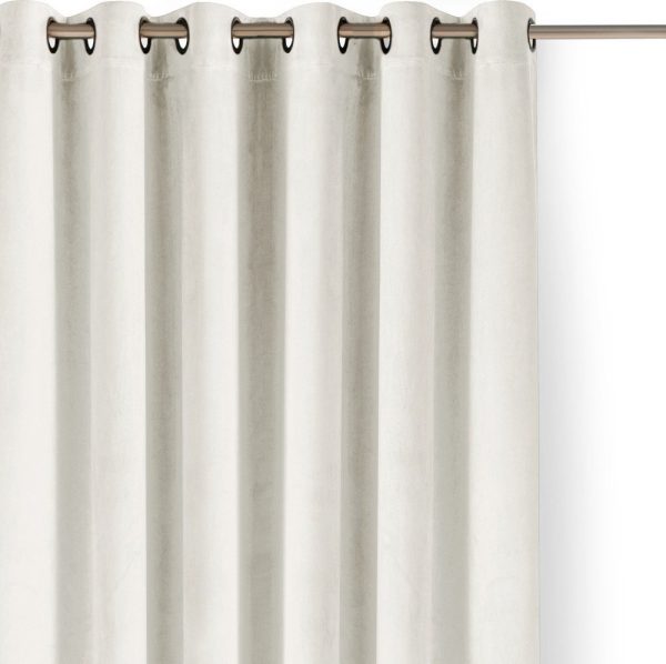 Krémový sametový dimout závěs 140x270 cm Velto – Filumi