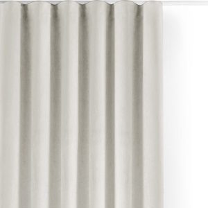 Krémový sametový dimout závěs 140x175 cm Velto – Filumi