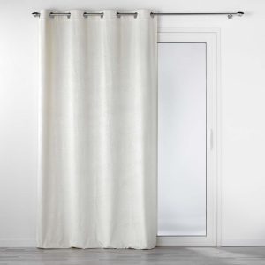 Krémový sametový závěs 140x240 cm Analia – douceur d'intérieur