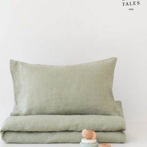 Lněné dětské povlečení do postýlky 100x140 cm – Linen Tales