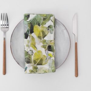 Lněné ubrousky v sadě 2 ks Lotus – Linen Tales