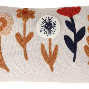 Lněný dekorační polštář 25x43 cm Orkide – Mioli Decor