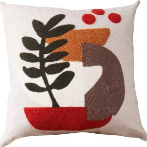 Lněný povlak na polštář 43x43 cm Begonya – Mioli Decor