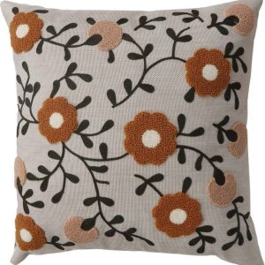 Lněný dekorační polštář 43x43 cm Fulya – Mioli Decor