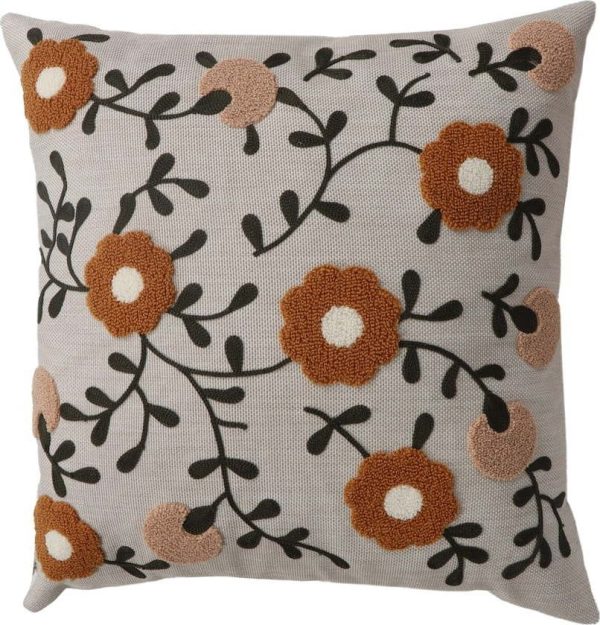 Lněný dekorační polštář 43x43 cm Fulya – Mioli Decor