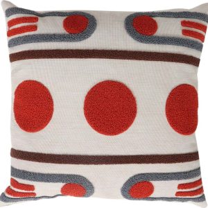 Lněný povlak na polštář 43x43 cm Geometrik – Mioli Decor