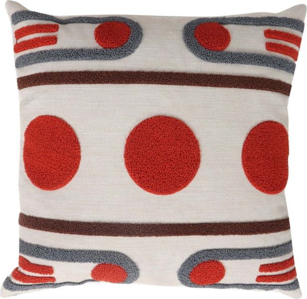 Lněný povlak na polštář 43x43 cm Geometrik – Mioli Decor