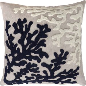 Lněný dekorační polštář 43x43 cm Mercan – Mioli Decor