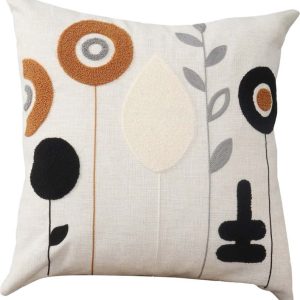 Lněný dekorační polštář 43x43 cm Sunflower – Mioli Decor