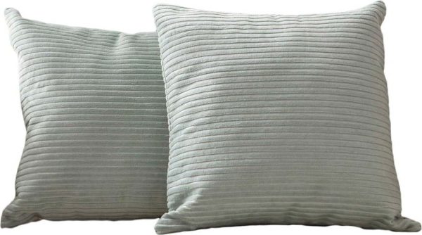 Manšestrové povlaky na polštáře v sadě 2 ks 43x43 cm – Mioli Decor