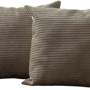 Manšestrové povlaky na polštáře v sadě 2 ks 43x43 cm – Mioli Decor