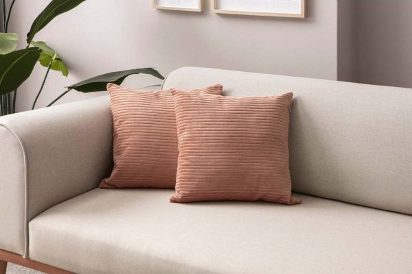 Manšestrové povlaky na polštáře v sadě 2 ks 43x43 cm – Mioli Decor
