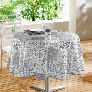 Omyvatelný ubrus z PVC ø 160 cm Persane – douceur d'intérieur