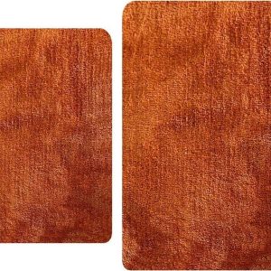 Oranžové koupelnové předložky v sadě 2 ks 60x100 cm Colors Of – Foutastic