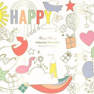 Papírová prostírání v sadě 8 ks 28x42.5 cm Happy Icons – Meri Meri