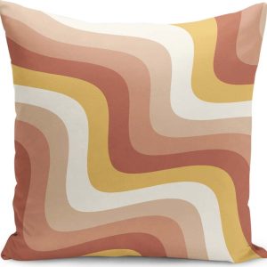 Povlak na polštář 43x43 cm Creamy Strawberry Swirl – Mila Home