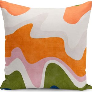 Povlak na polštář 43x43 cm Squiggly Orange – Mila Home