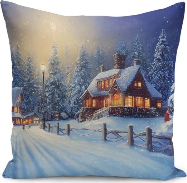 Povlak na polštář s vánočním motivem 43x43 cm – Mila Home