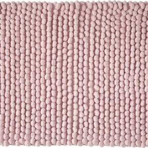 Růžová koupelnová předložka 50x80 cm Aspen Bobble – Bianca