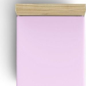 Růžové napínací bavlněné prostěradlo 140x200 cm – Mijolnir