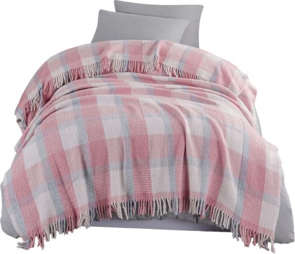 Růžový přehoz 150x200 cm Warm Soft – Mijolnir