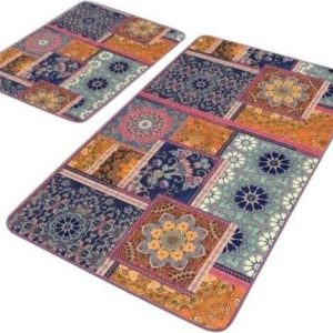 Sametové koupelnové předložky v sadě 2 ks 60x100 cm – Mila Home