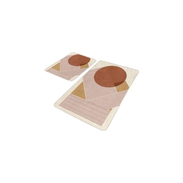 Sametové koupelnové předložky v sadě 2 ks 60x100 cm – Mila Home