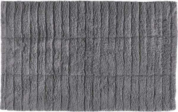 Šedá koupelnová předložka 80x50 cm Tiles - Zone