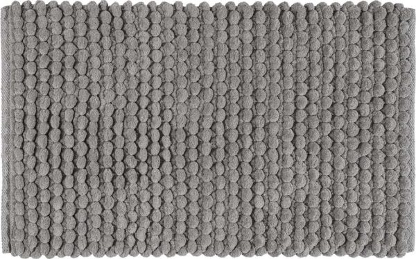 Šedá textilní koupelnová předložka 50x80 cm Solivo – Wenko