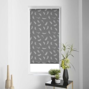 Šedá textilní roleta 60x90 cm Envolea – douceur d'intérieur