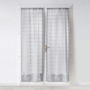 Šedé voálové záclony v sadě 2 ks 70x200 cm Candide – douceur d'intérieur