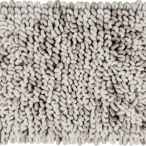 Šedobéžová textilní koupelnová předložka 60x90 cm Lerici – Wenko