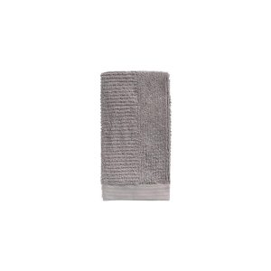 Šedohnědý bavlněný ručník 100x50 cm Classic - Zone