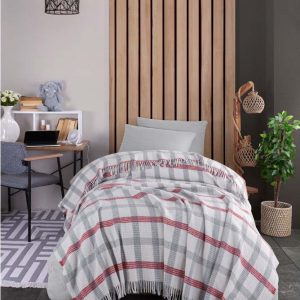 Šedý přehoz 150x200 cm Warm Soft – Mijolnir
