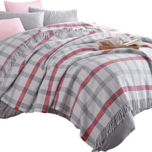 Šedý přehoz 180x220 cm Warm Soft – Mijolnir