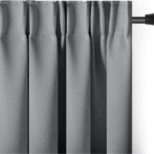 Šedý zatemňovací termo závěs 140x270 cm Pleat – Restilo