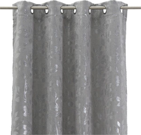 Šedý/ve stříbrné barvě závěs 140x260 cm Sutil – Casa Selección