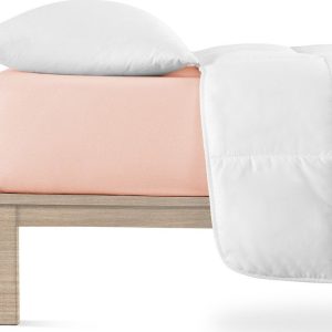 Světle růžové napínací prostěradlo jersey 140x200 cm Boxspring – Andrea Simone