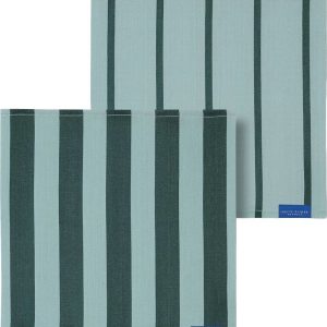 Textilní ubrousky v sadě 2 ks Stripes – Mette Ditmer Denmark