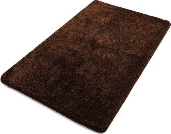 Tmavě hnědá koupelnová předložka 80x140 cm Havai – Foutastic