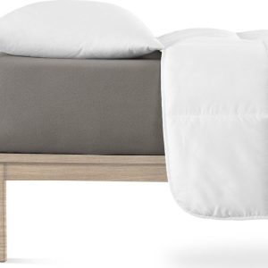Tmavě šedé napínací prostěradlo jersey 120x200 cm Boxspring – Andrea Simone