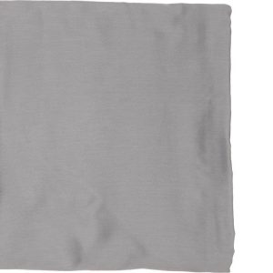 Tmavě šedé napínací prostěradlo z bavlněného saténu 140x200 cm – Mijolnir