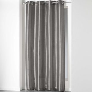 Tmavě šedý saténový závěs 140x240 cm Shana – douceur d'intérieur
