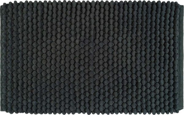 Tmavě zelená textilní koupelnová předložka 50x80 cm Solivo – Wenko