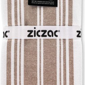 Utěrky v sadě 3 ks 50x76 cm Duo Stripe – ZicZac