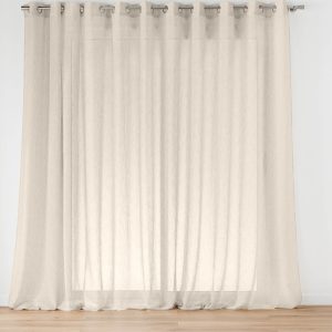 Záclona v přírodní barvě 400x240 cm Carlin – douceur d'intérieur