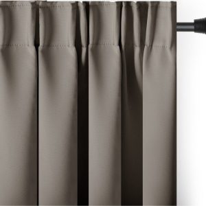 Zatemňovací termo závěs taupe 140x245 cm Pleat – Restilo