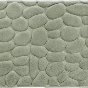 Zelená koupelnová předložka 50x80 cm Ricochet – douceur d'intérieur