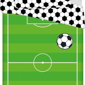 Zelené bavlněné dětské povlečení na jednolůžko 140x200 cm Football – Jerry Fabrics
