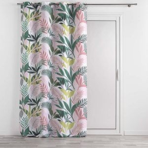 Zelený/růžový závěs 140x260 cm Assana – douceur d'intérieur